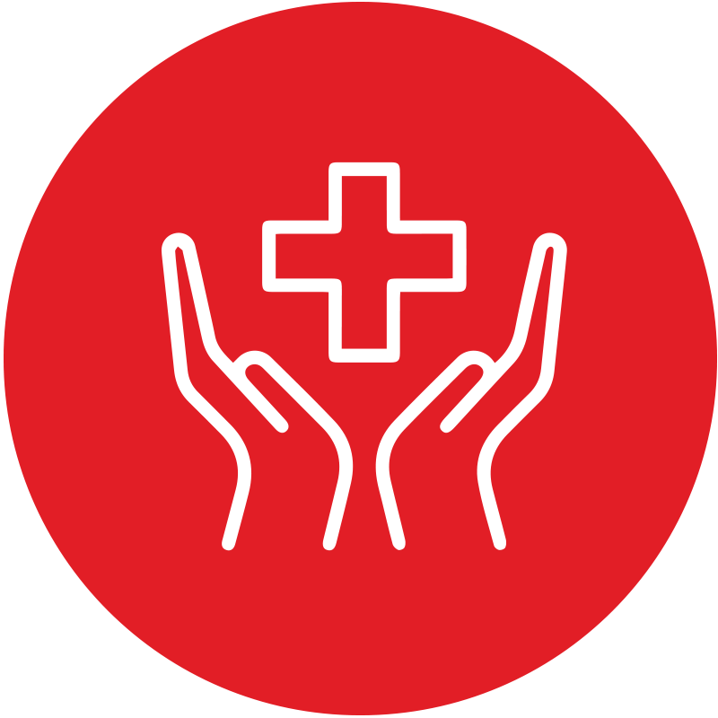 hr-icon-1 Icon illustration of hands holding a person.